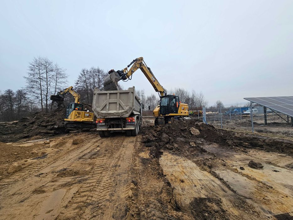 Budowa utwardzanie dróg i parkingów z kruszywa