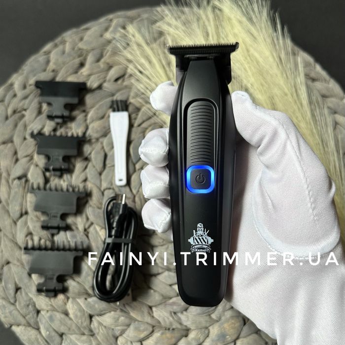 ‼️РОЗПРОДАЖ‼️Професійний тример для стрижки бороди Kemei BarberPro