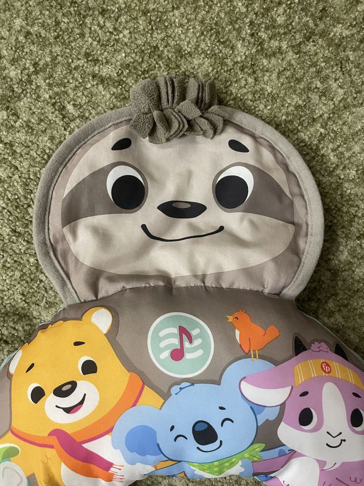 Музикальна подушка для гри на животику Fisher-Price Веселий лінивець
