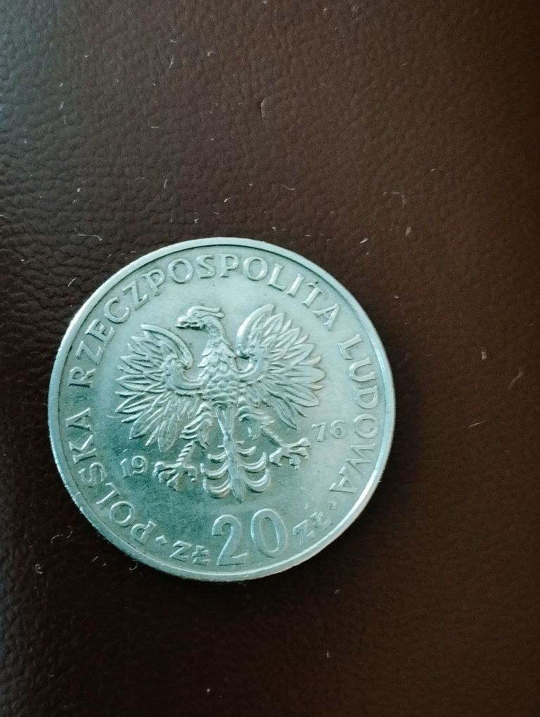 Moneta 20zl Marceli Nowotko 1976r PRL
