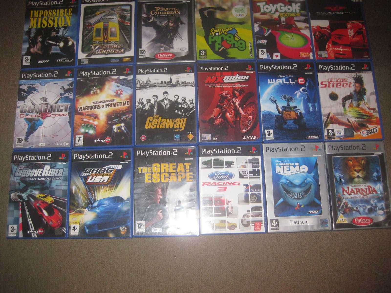 24 Jogos para Playstation 2 completos!