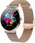 Smartwatch zegarek damski Manta Alexa SWU501GD + różowy pasek - nowy