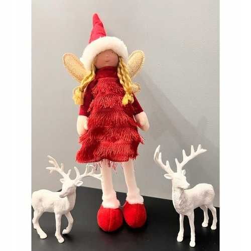 Wróżka Świąteczna Anioł Figurka Elf Dekoracja XL 40cm