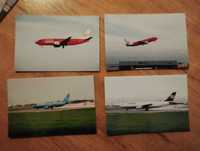 Conjunto de 110 fotografias de aviões