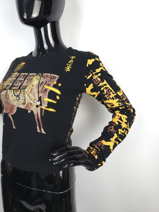 Dolce & Gabbana D&G sweter z nadrukiem