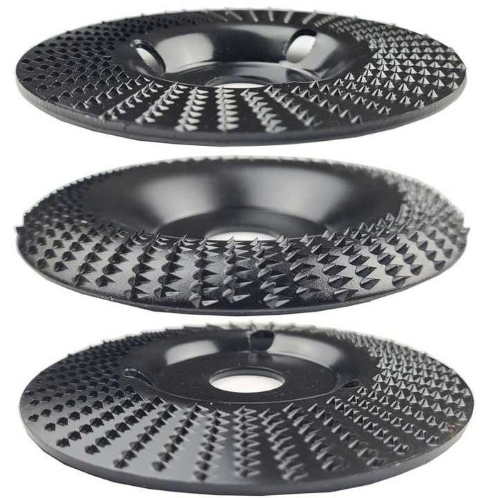 3 x Tarnik Tarcza Szlifowanie Rzeźbienie Drewna 125mm. ZESTAW 3 szt.