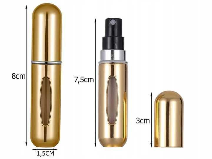 Atomizer podróżny do perfum 5 ml ( 4szt]