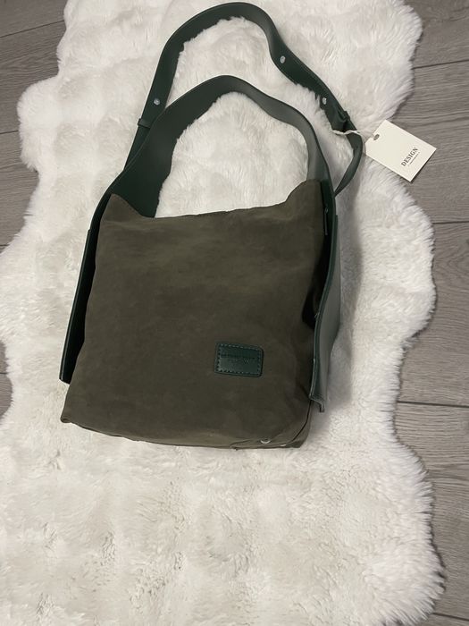 замшева сумка тоут