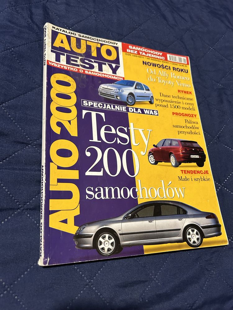 Katalog samochodowy Auto Testy 2000