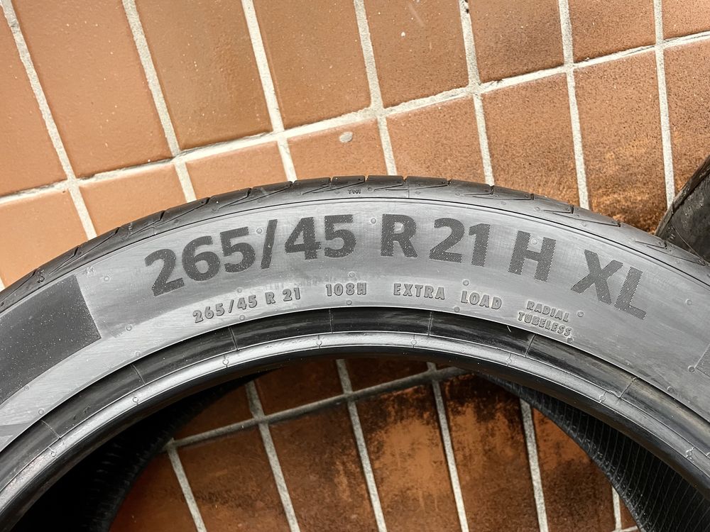 Літо 4шт Continental PremiumContact 6 265/45 R21 108H XL ContiSient