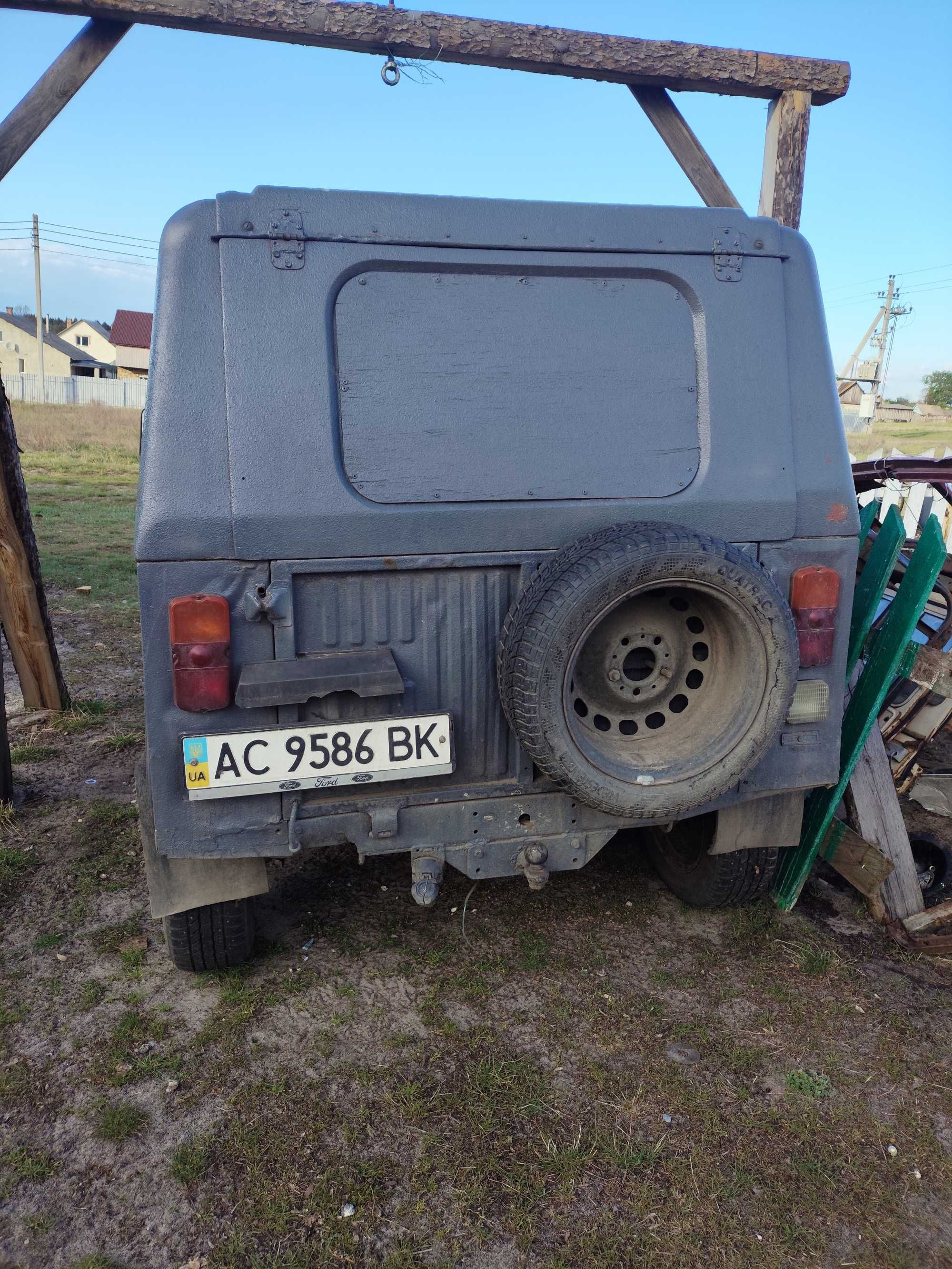 ЛУАЗ дизель на ходу