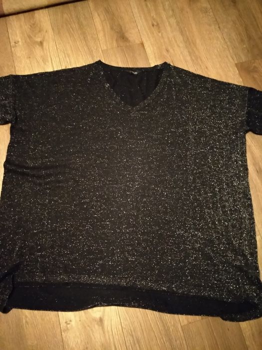 Туника футболка люрикс большой размер