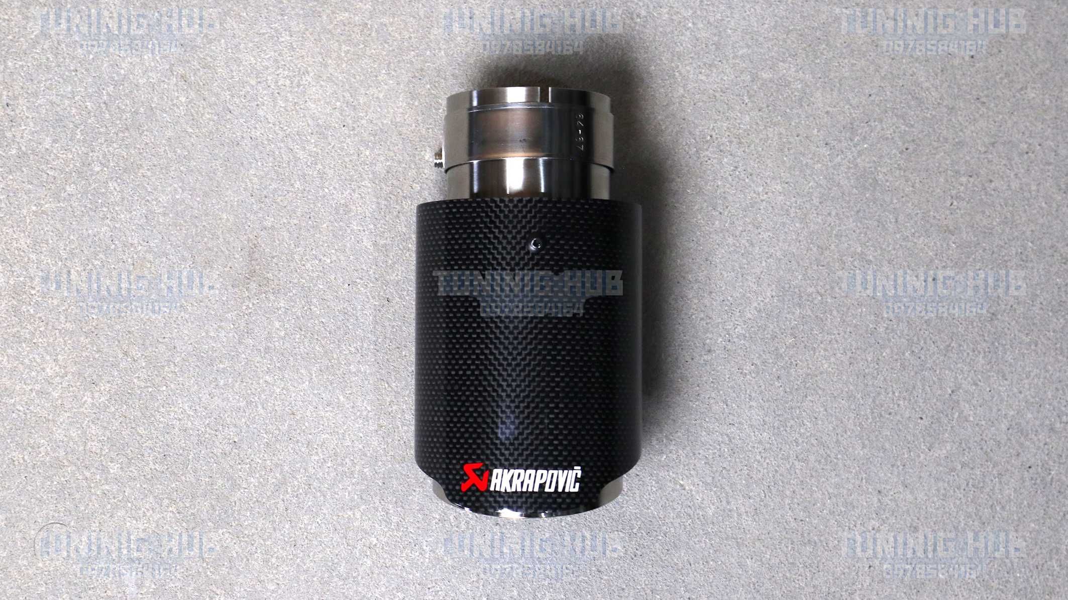 насадки Akrapovic на вихлопні труби глушник карбон BMW Audi Mercedes