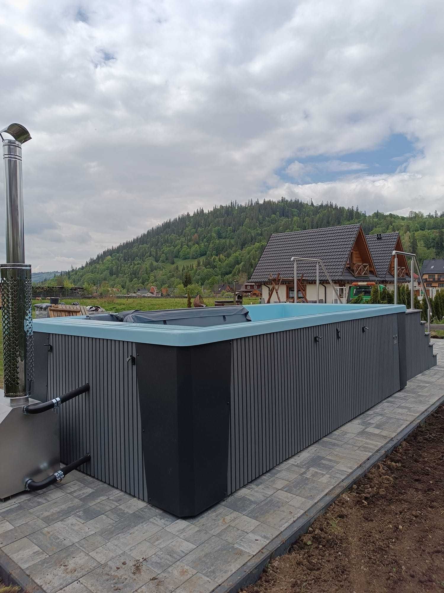 BASEN wolnostojący "WULKAN" z Hydromasażem SWIM SPA od BM MODUŁY