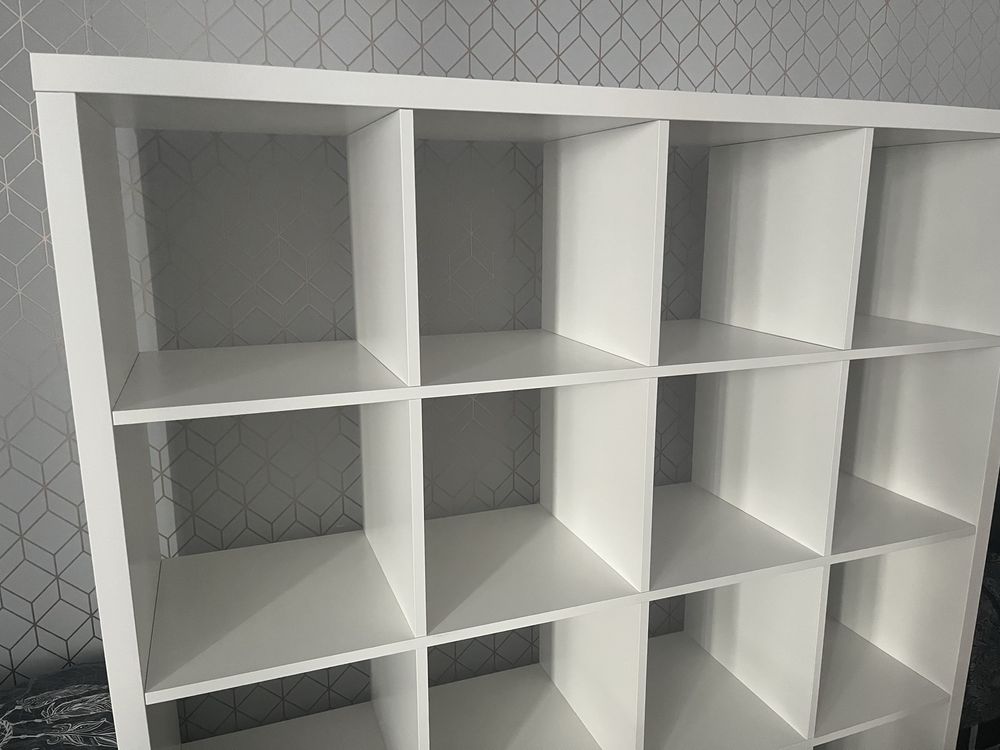 Regał Kallax Ikea 4x4 147x147 cm biały