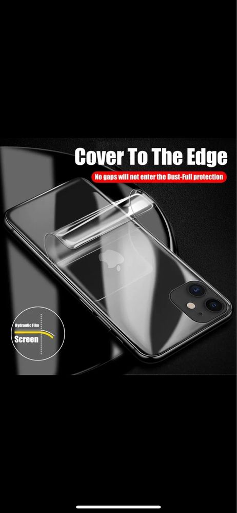 4 peliculas de Hidrogel p/ iPhone 11 Pro Max