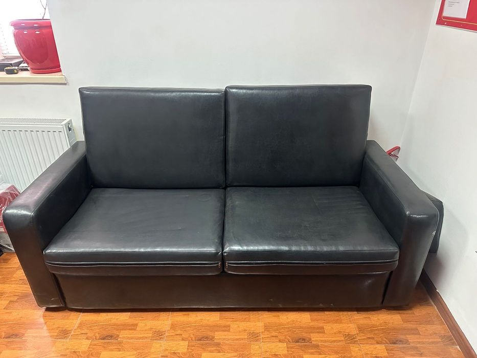 Офісний розкладний диван з екошкіри • Як новий • Кривий Ріг