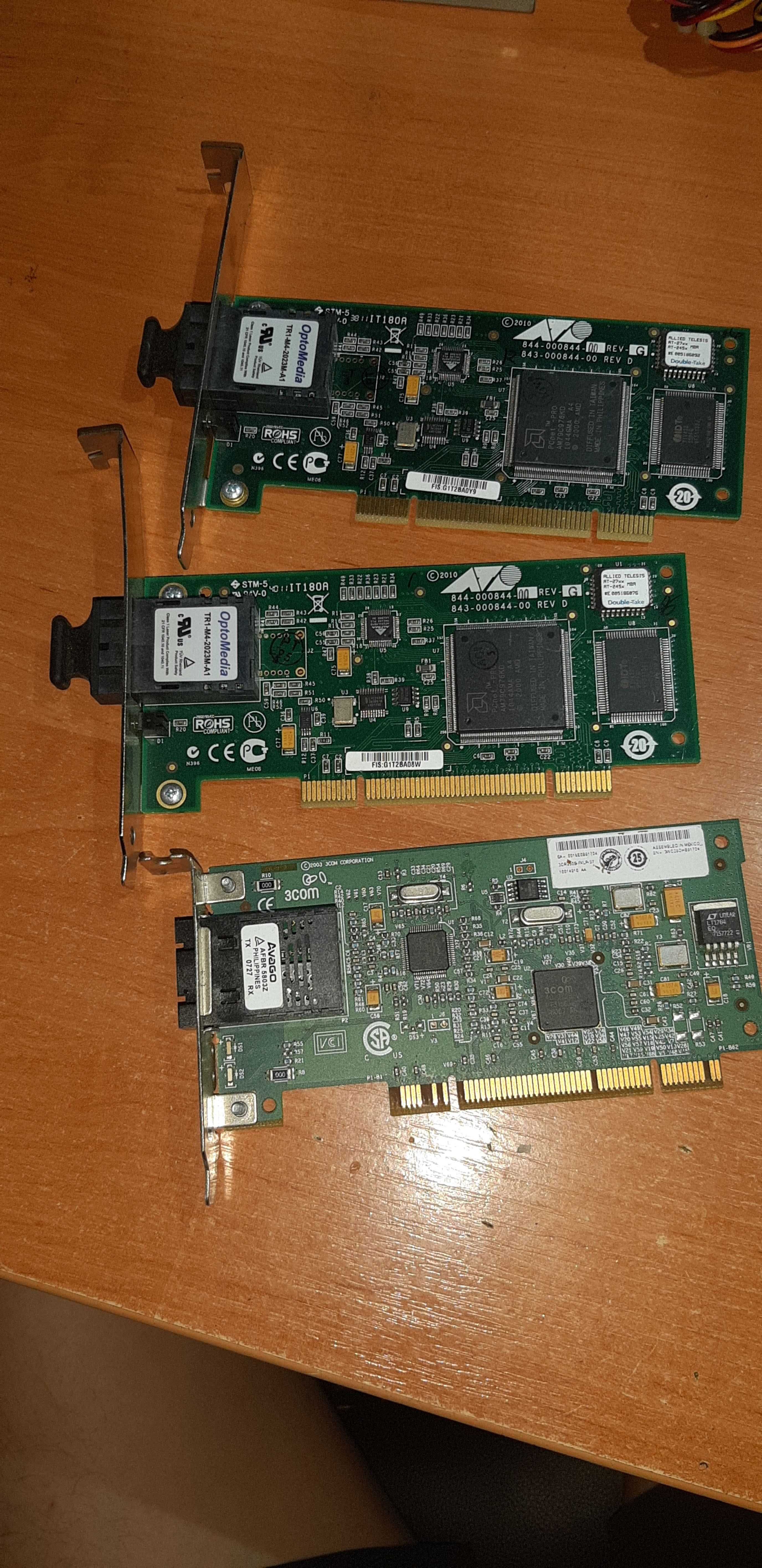 Оптична карта для ПК, Optical lan card ethernet PCI