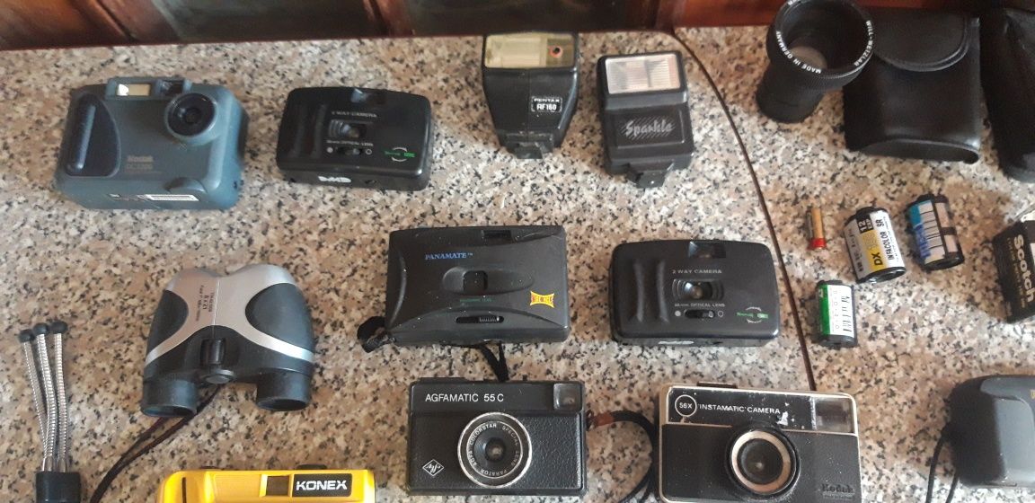 Conjunto de 15 Máquinas Fotográficas para Reparação/Peças/Outros
