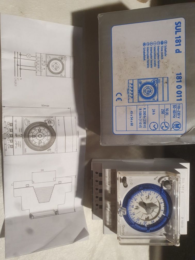 Zegar sterujący Eaton 230 V IP20 0 A