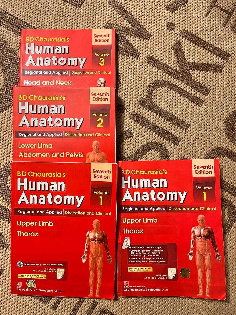 Human Anatomy (volume 1,2,3) Анатомія людини