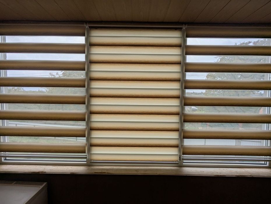 Ролети від ВИРОБНИКА! День Ніч, тканинні ролети, жалюзі, римські штори