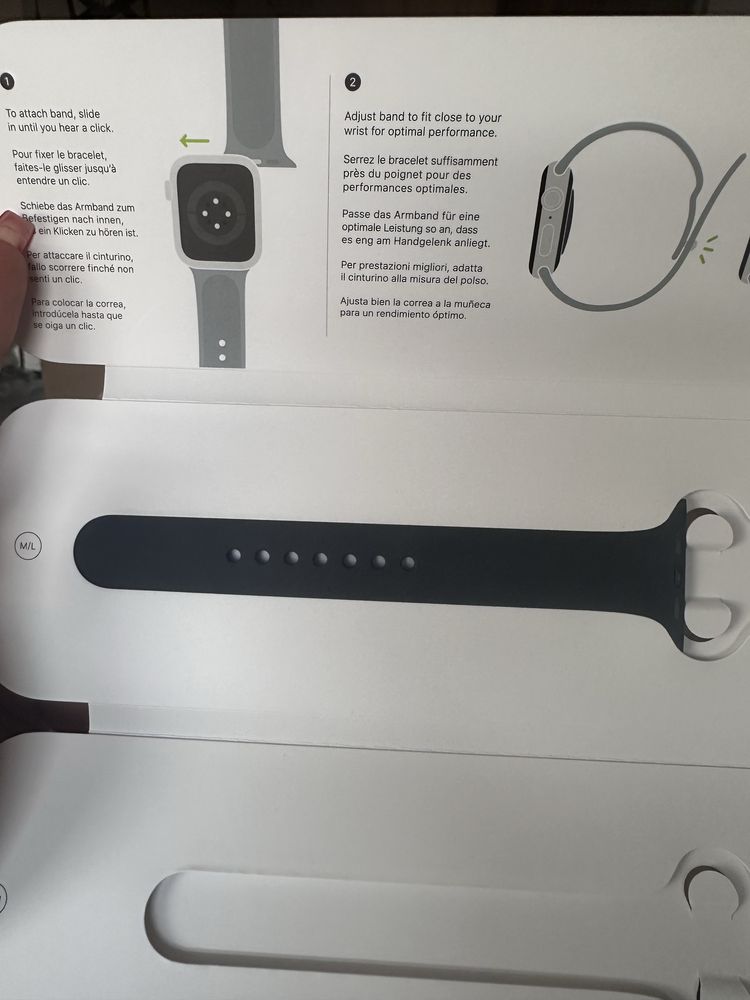 black sport band apple watch przedłużenie do paska