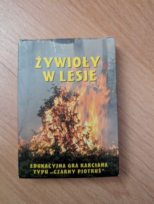 Zestaw edukacyjna gra planszowa i karciana "Żywioły w lesie"