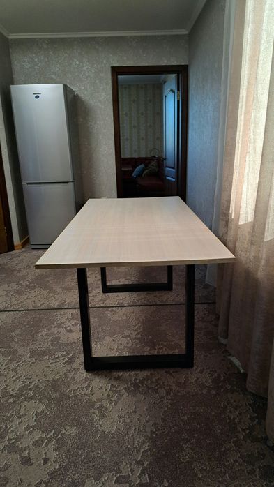 Обідній кухонний стіл лофт 180×80 см.