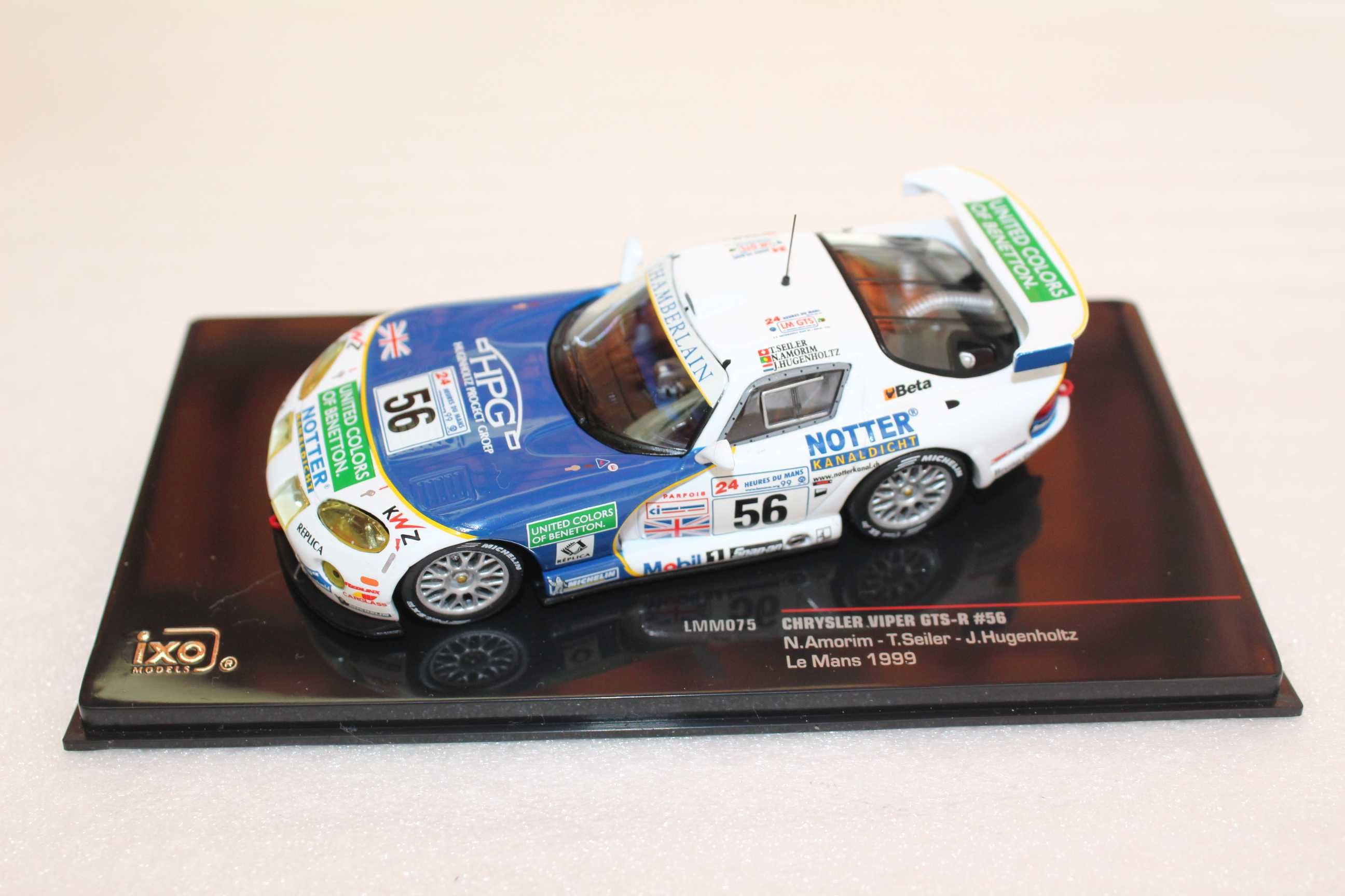 Miniatura 1/43 Chrysler Viper GTS-R 24H Le Mans 1999 Ni Amorim