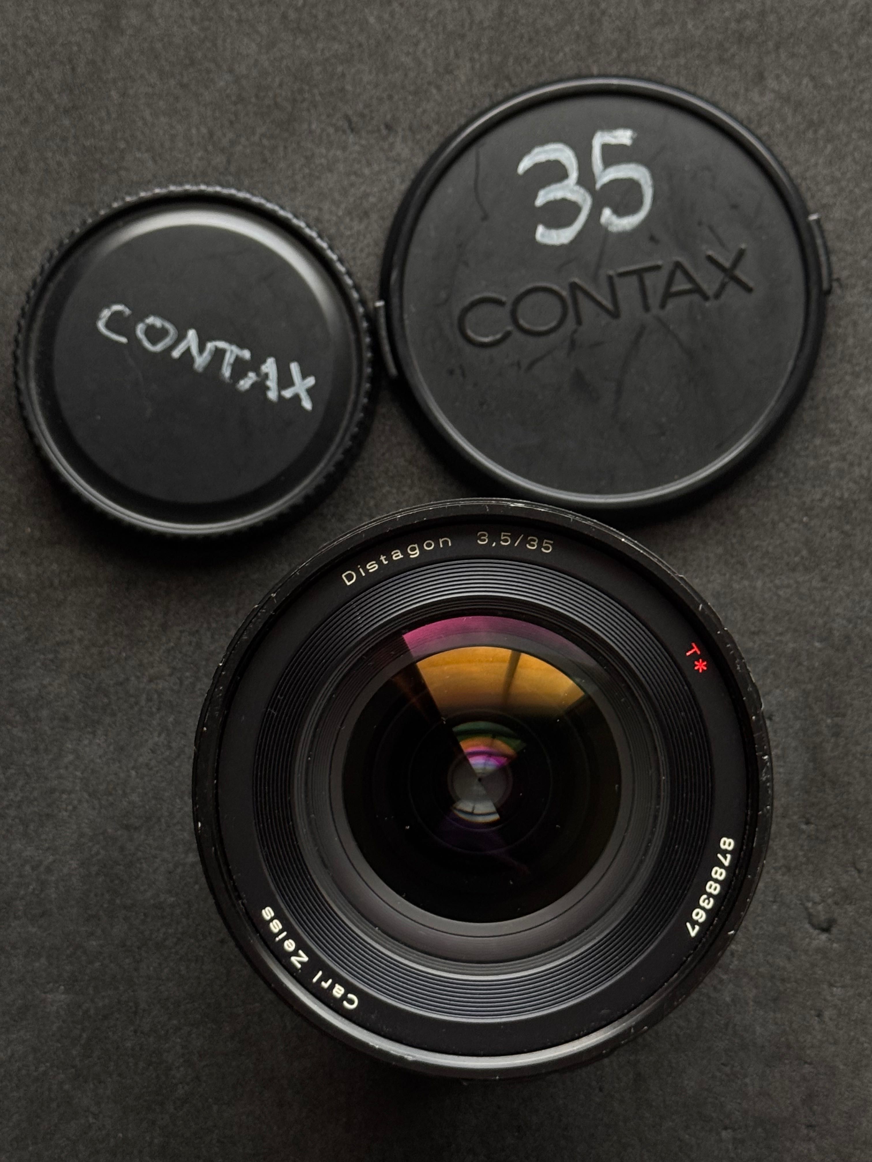 contax 645 corpo e lentes