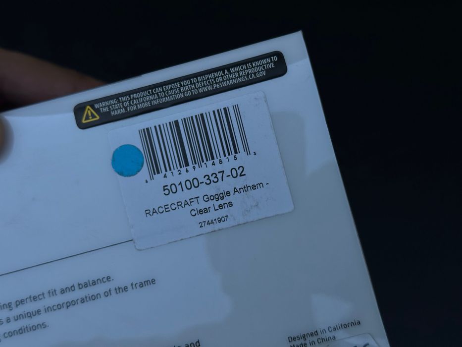 Маска 100% RACECRAFT Goggle Anthem - Clear Lens