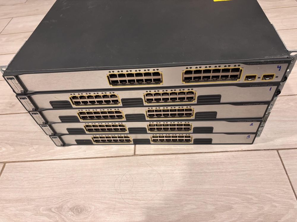 Комутатори (свитч) - Cisco Catalyst 3750 Series