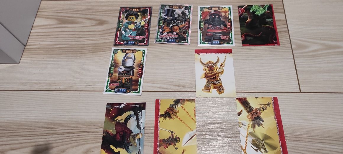 Karty kolekcjonerskie i do gry ninjago.