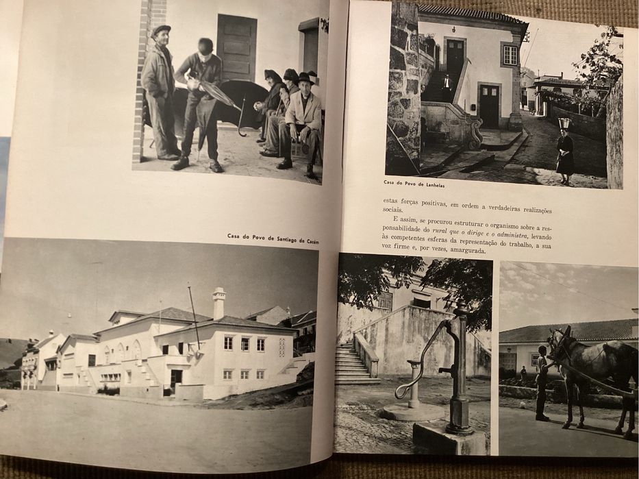 Livro - A TERRA E O HOMEM - Casas do Povo. 1966. Muito RARO.