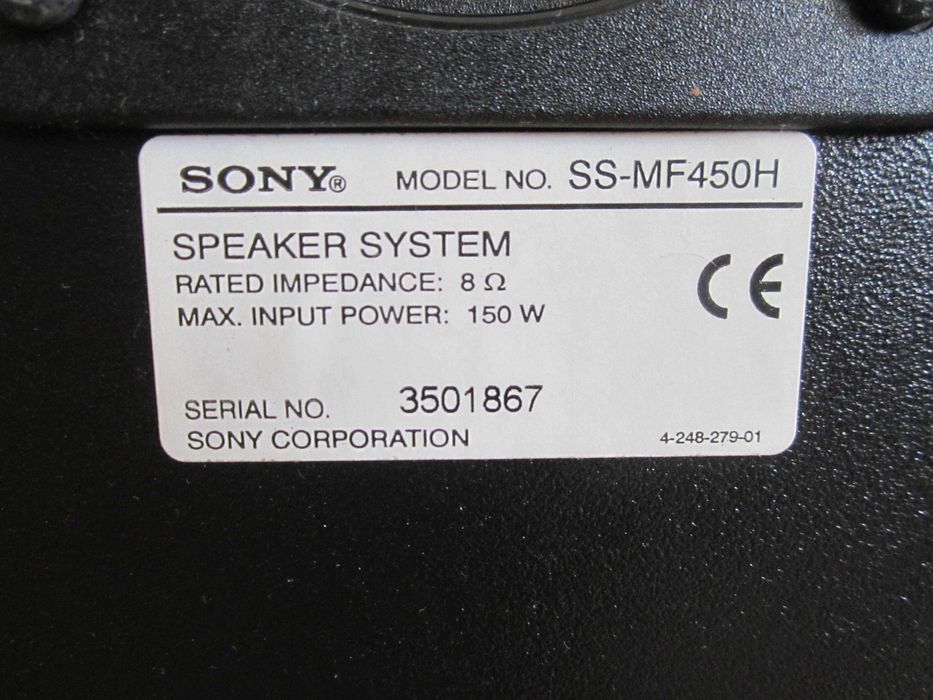 kolumy głośnikowe Sony ss mf450h