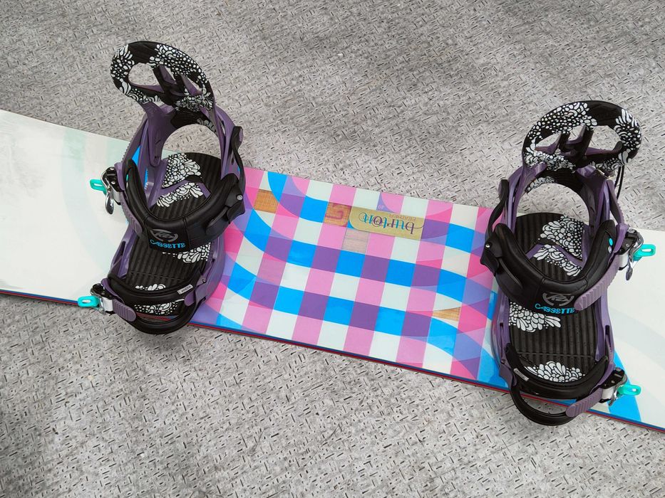 Piękny, niemal nowy BURTON FATHER 149 cm z wiązaniami K2 ! BDB stan!