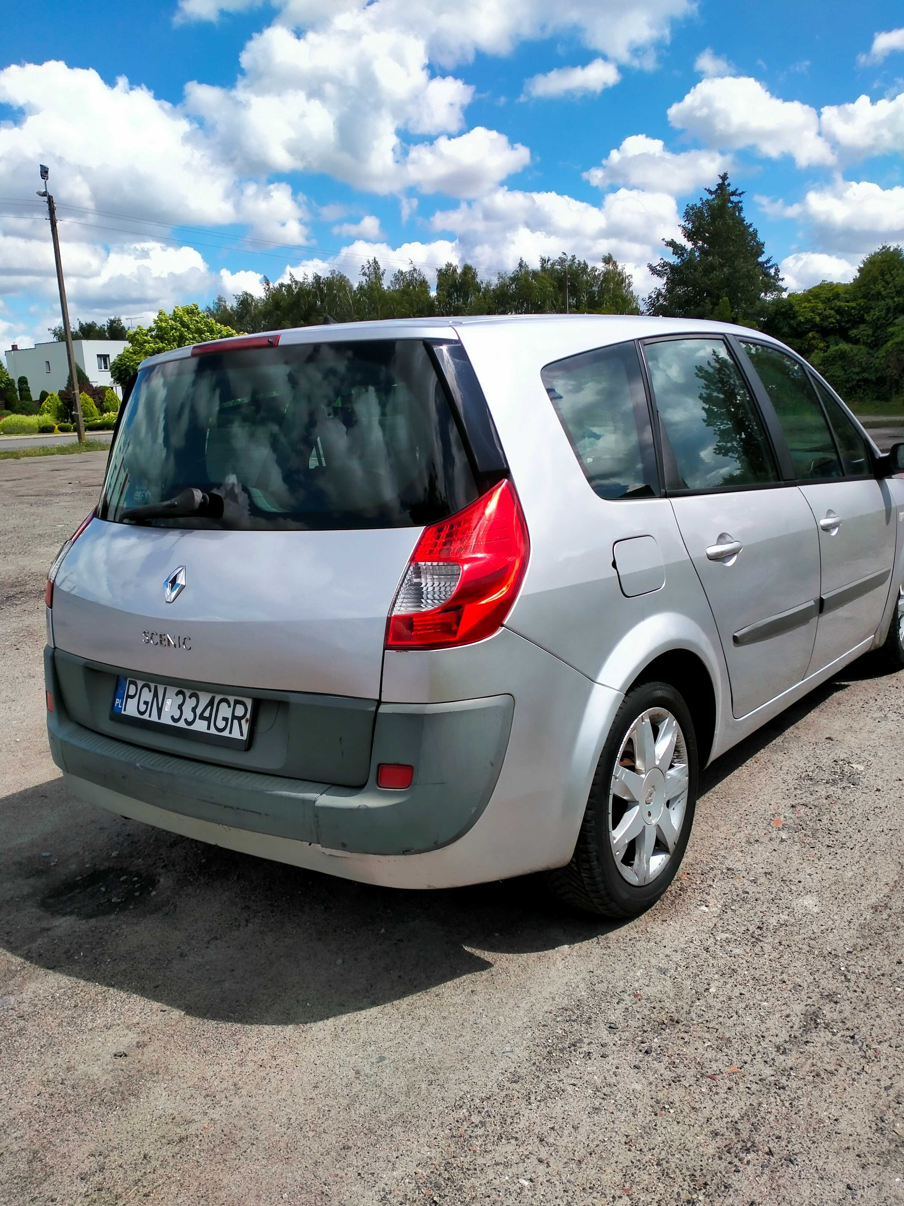 Renault Grant Scenik 2008r 19 D 130km 7 osob Zamiana