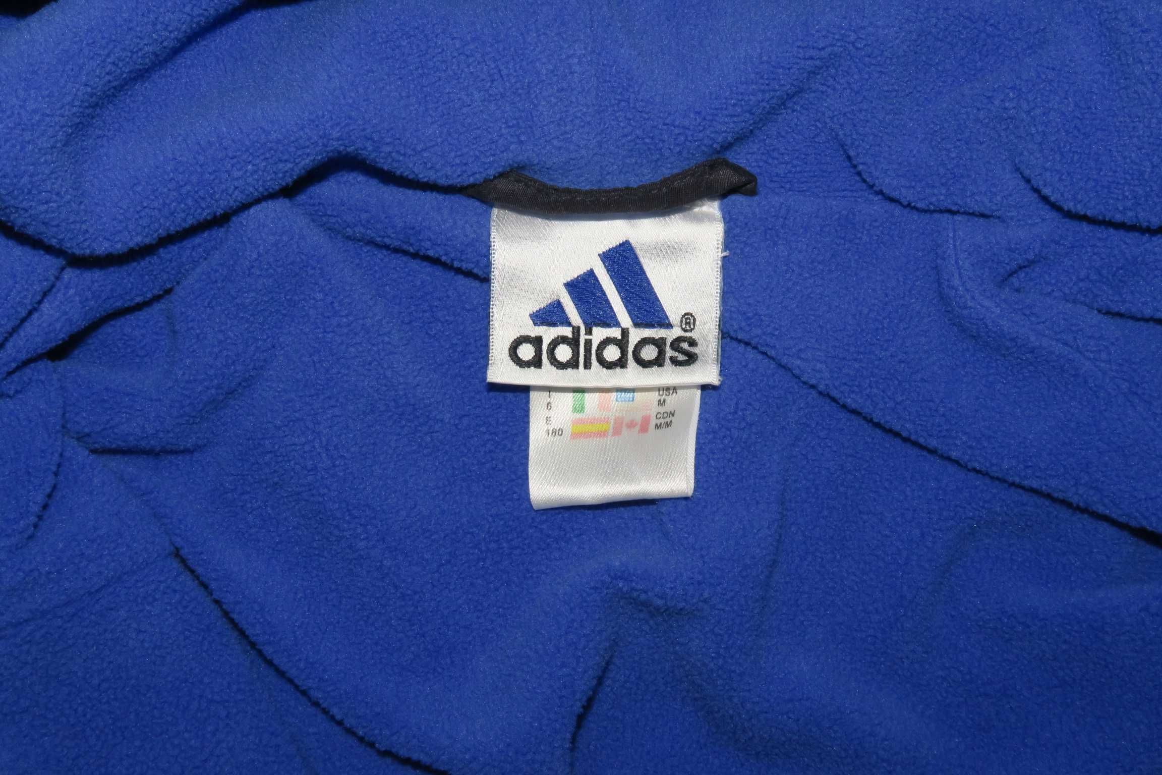 Adidas  kurtka ocieplana polarem vintage M/L