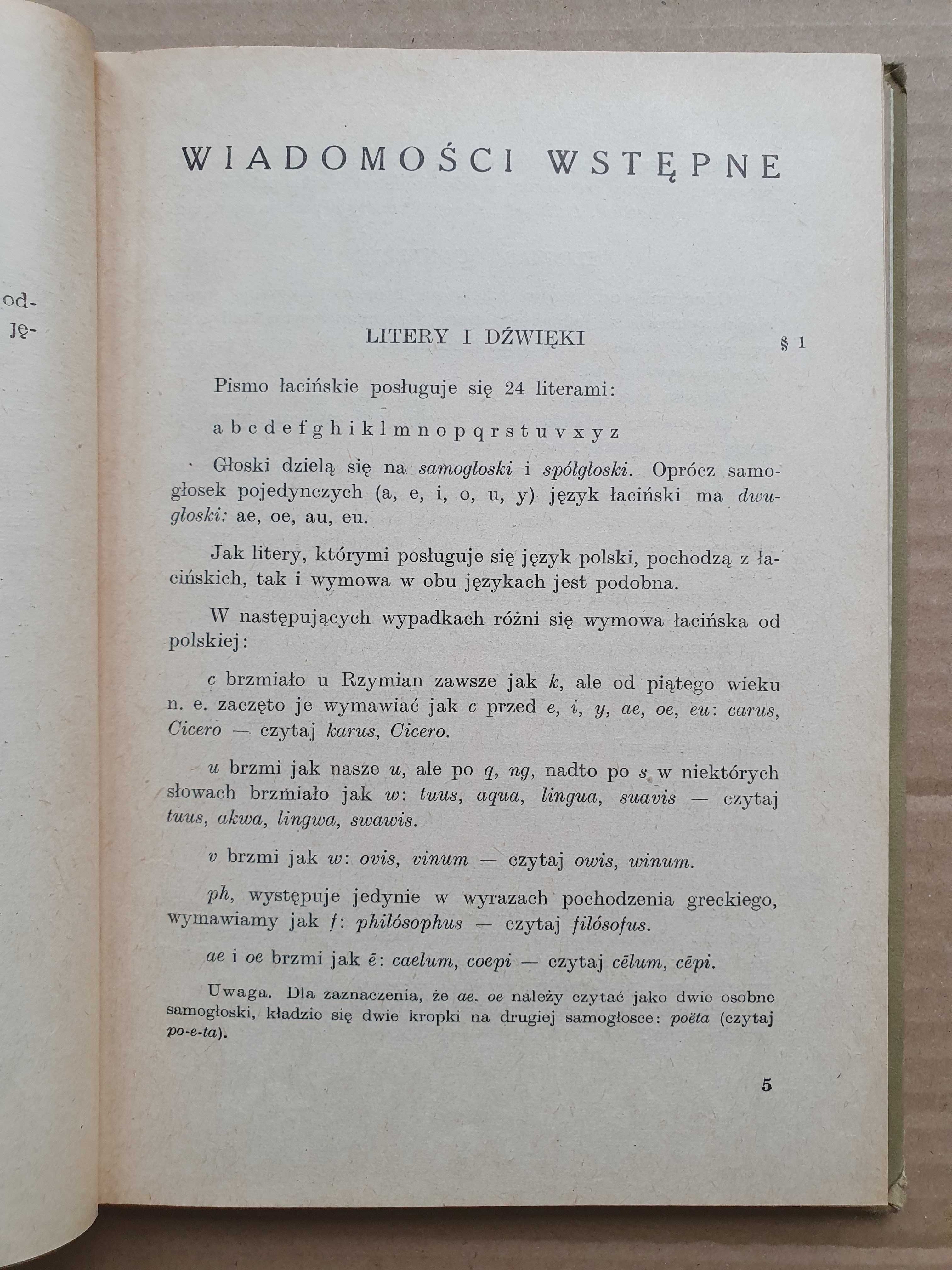 Gramatyka łacińska Łacina 1960 r. M. Golias M. Auerbach K. Dąbrowski