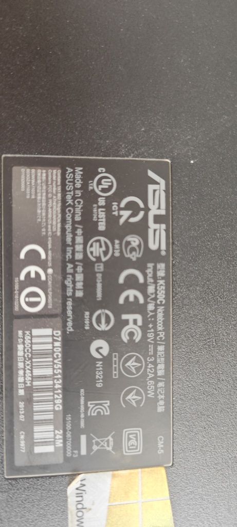 Vendo ASUS k550cc
