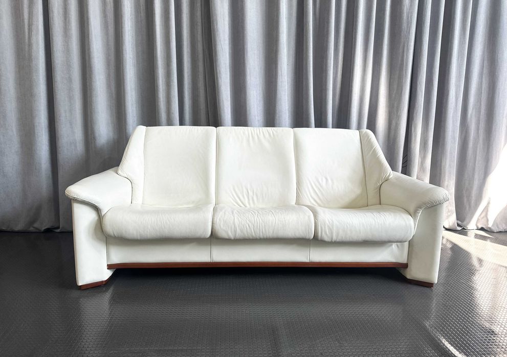 Чорний/білий/коричневий шкіряний диван-трійка/шкіряні дивани/меблі