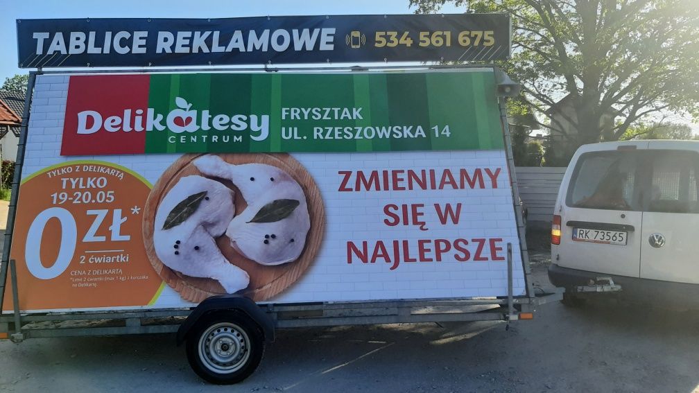 Przyczepy Reklamowe Podkarpacie Krosno