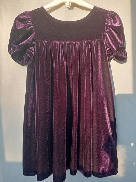 Велюрова сукня для дівчинки Next святкова сукня платье для девочки