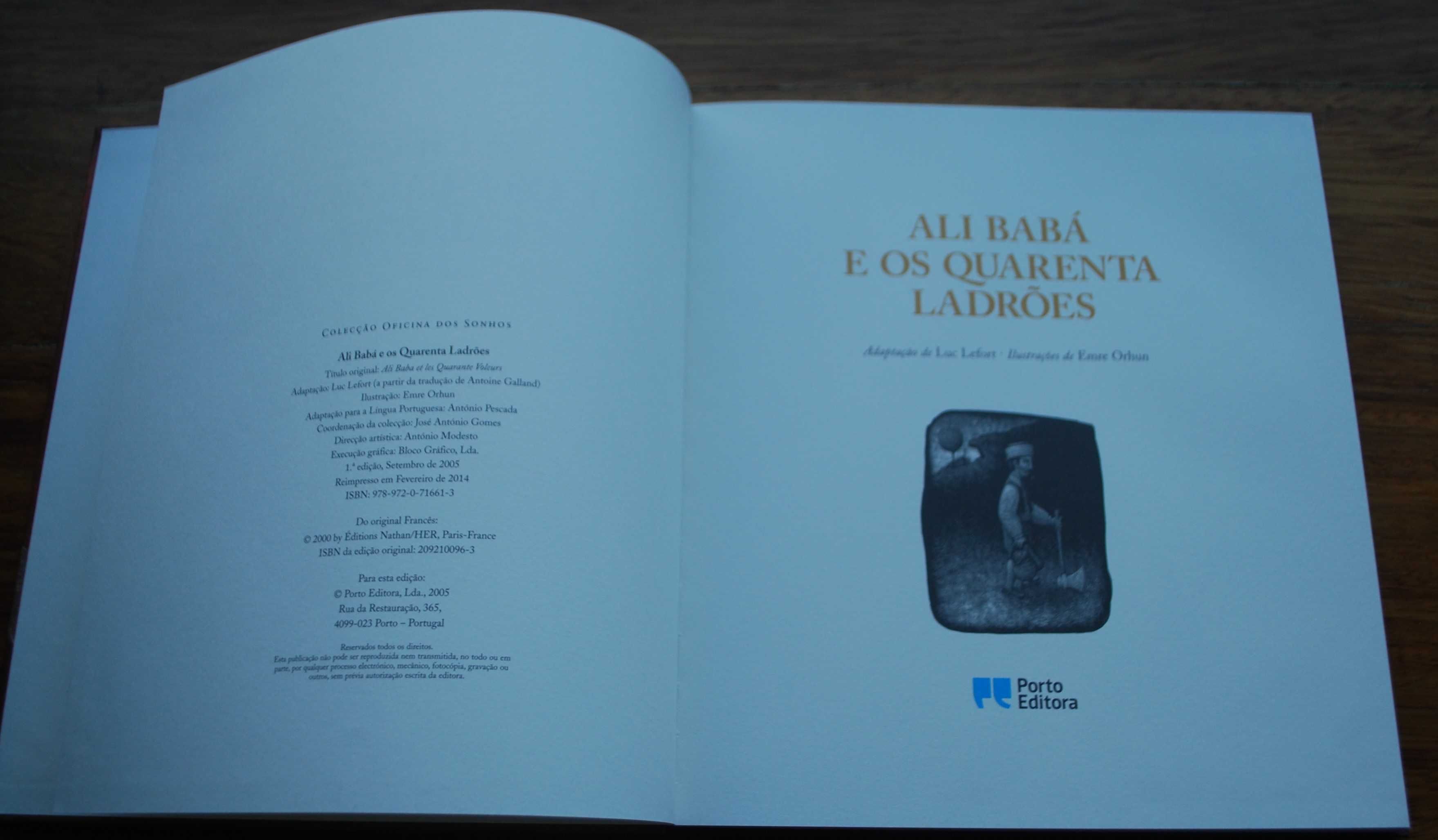 Ali Babá e Os Quarenta Ladrões - 1ª Edição 2005