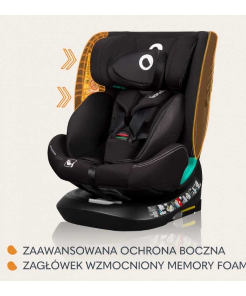 Fotelik Samochodowy Lionelo Bastian Ona I-Size Isofix Black Carbon