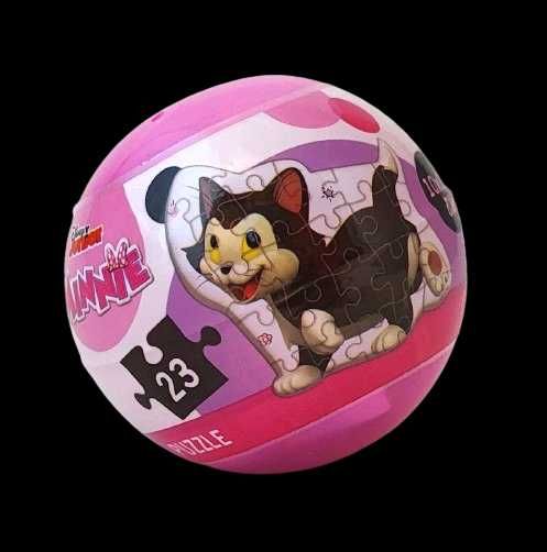 Mini puzzle w kuli. Disney Myszka Minnie 10x15 cm