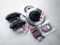 BIG BRAKE KIT przód Porsche 4-tłok 340X30mm do VW Skoda Seat Audi
