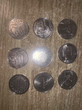 Набор монет "Вооруженные Силы Украины" 9 монет по 10 гривен 2018-202