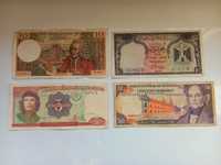 Banknot banknoty Francja Egipt Wenezuela Kuba 4 szt. komplet